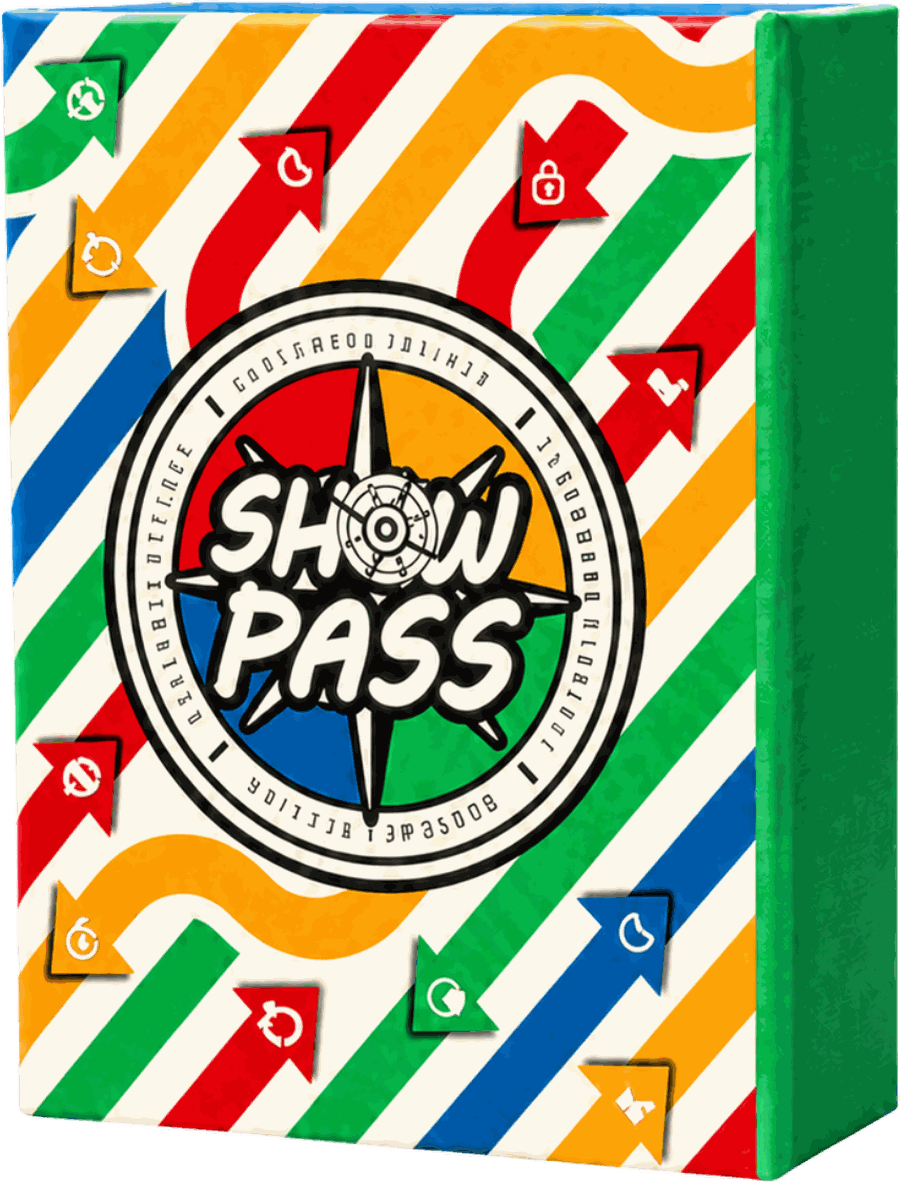 กล่องการ์ด Show Pass Card — การ์ด 36 ใบ ถอดรหัสลูกค้า 4 สไตล์ คิด สั่ง เล่า โชว์